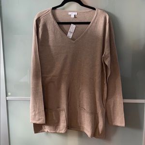 NY&C tunic sweater tan only
